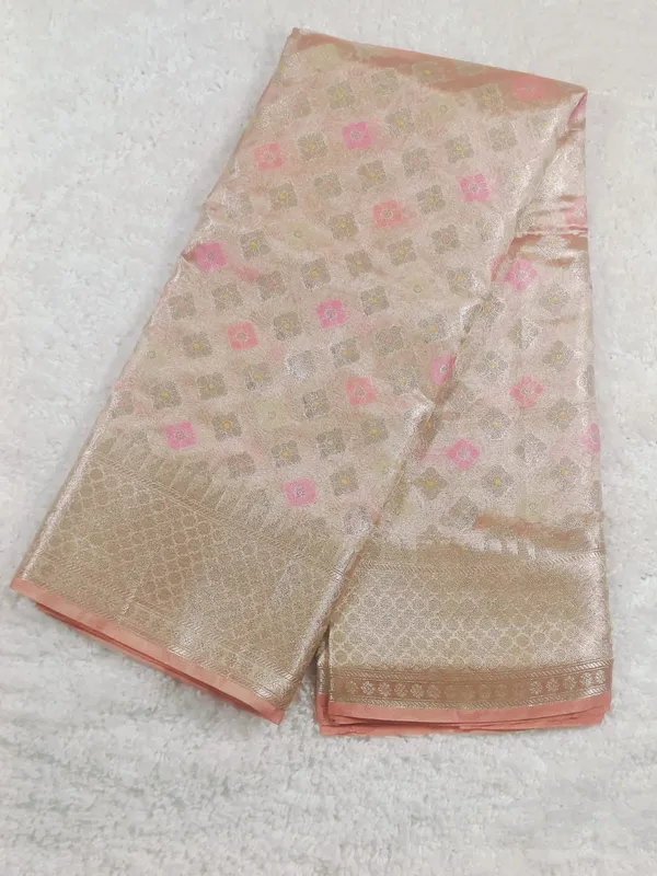 Soft_Golden_Tissue_Saree_With_Floral_Weaving