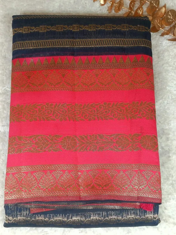 Blue_Banaras_Soft_Katan_Silk_Saree