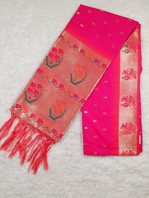 Rani_Pink_Handloom_Banarasi_Saree.