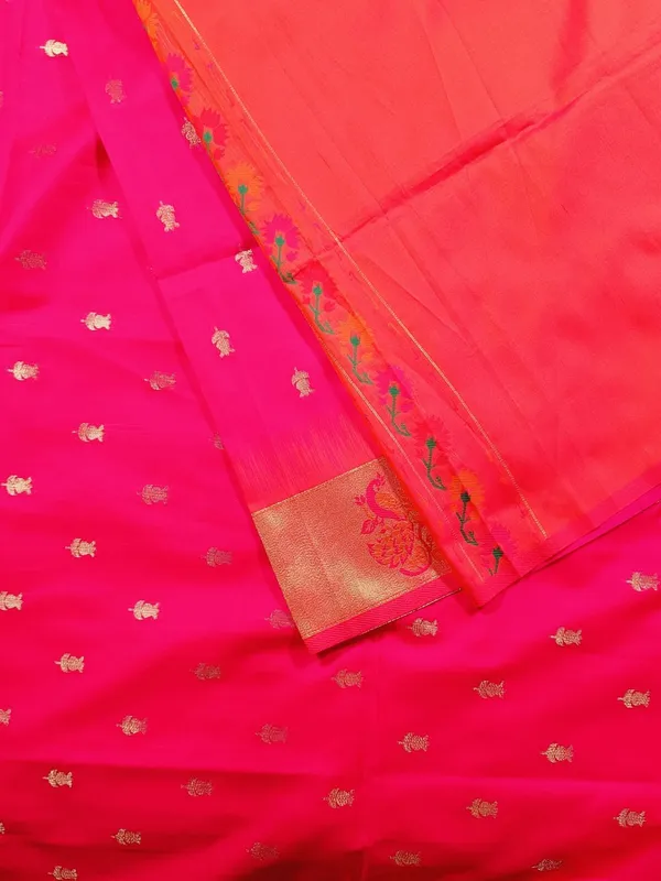 Rani_Pink_Handloom_Banarasi_Saree.