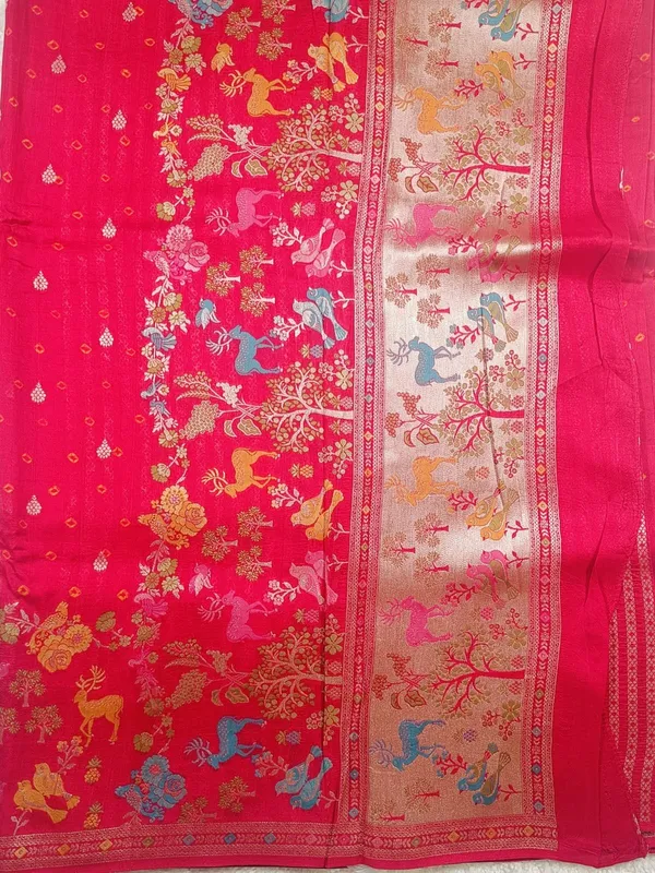 Red_Georgette_Art_Saree