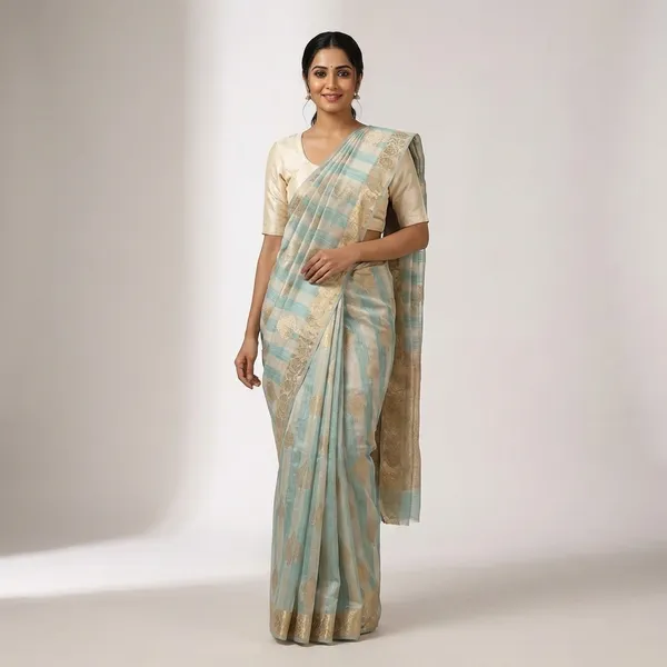 Elegant_Sky_Blue_Kota_Saree_With_Gold_Zari_Butti_And_Rich_Pallu_For_Women