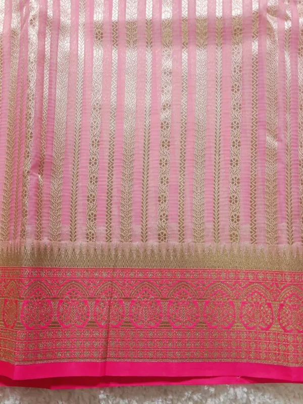 Pink_Color_Lightweight_Organza_Saree