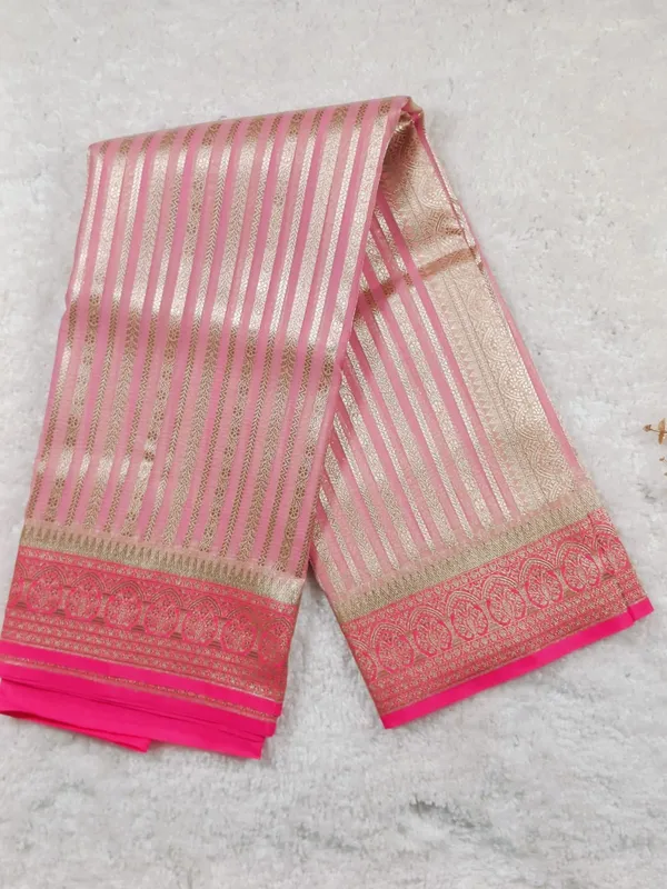 Pink_Color_Lightweight_Organza_Saree