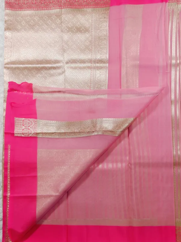 Pink_Color_Lightweight_Organza_Saree