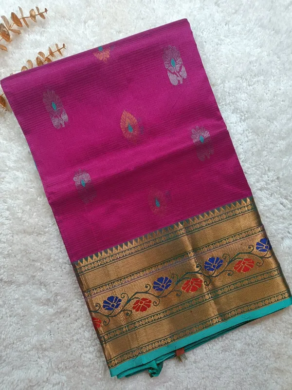 Lilac_Color_Mangalagiri_Handloom_Saree