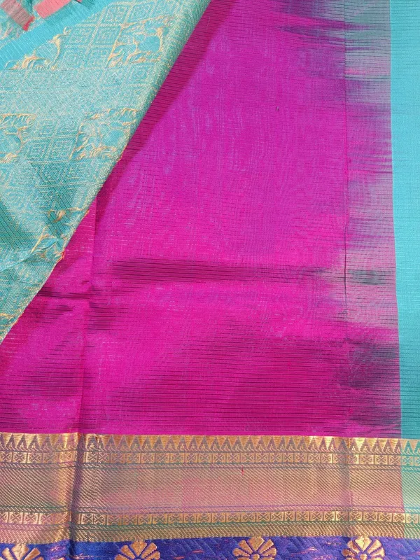 Lilac_Color_Mangalagiri_Handloom_Saree