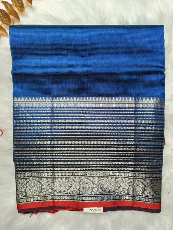 Rich_Blue_Color_Mangalagiri_Handloom_Saree
