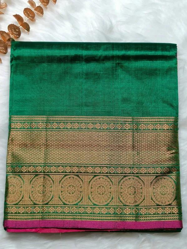 Green_And_Pink_Color_Mangalagiri_Saree