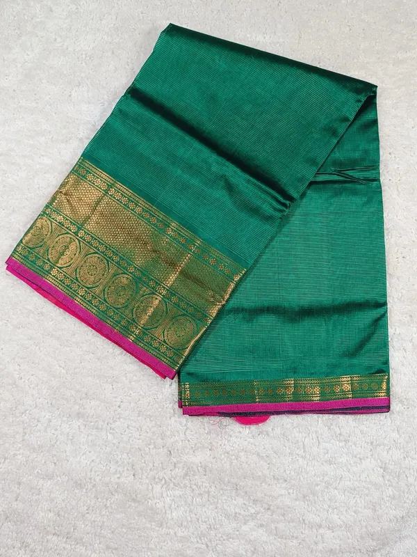 Green_And_Pink_Color_Mangalagiri_Saree