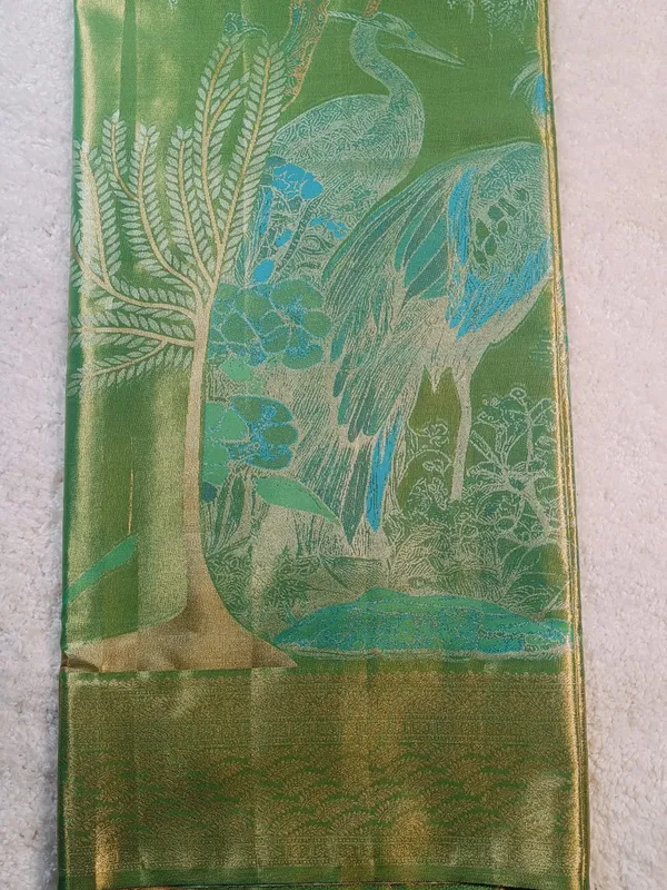 Green_And_Blue_Color_Pure_Kanchi_Pattu_Saree