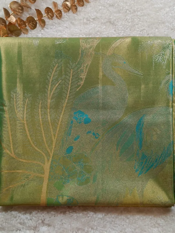 Green_And_Blue_Color_Pure_Kanchi_Pattu_Saree