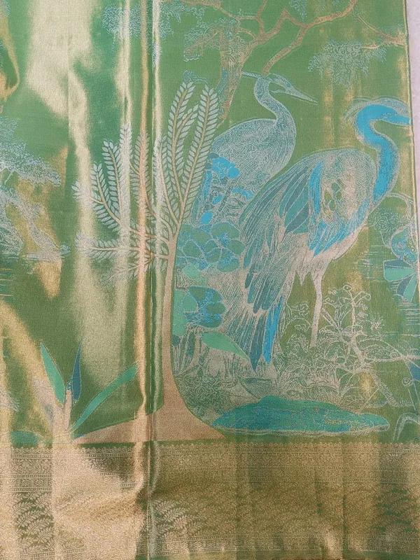 Green_And_Blue_Color_Pure_Kanchi_Pattu_Saree
