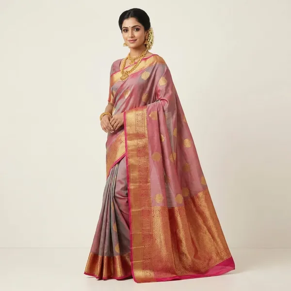Elegant_Rose_Pink_Mangalagiri_Handloom_Silk_Saree