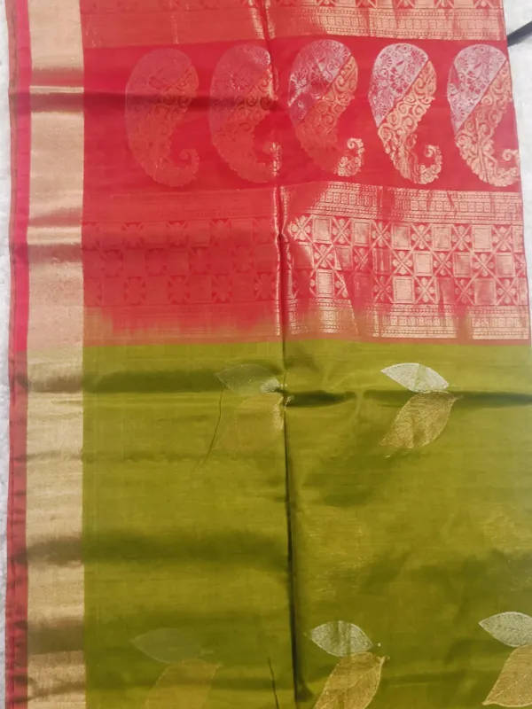 Olive_Green_Uppda_Silk_Saree