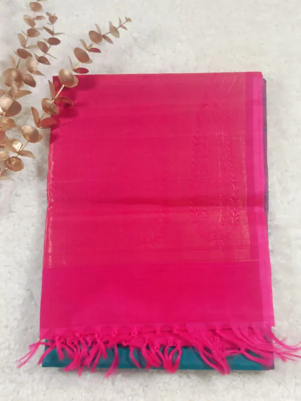 Teal_Blue_And_Pink_Uppada_Handloom_Silk_Saree