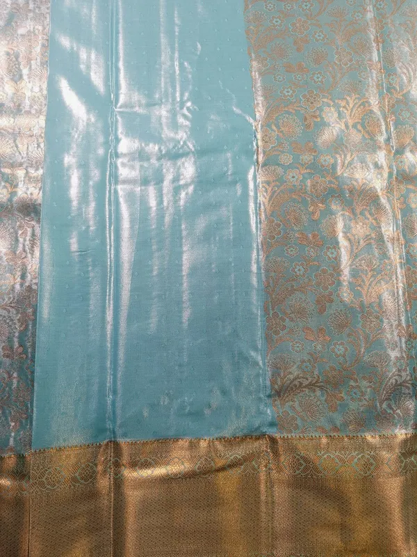 Sea_Blue_Semi_Kanchipuram_Silk_Saree,