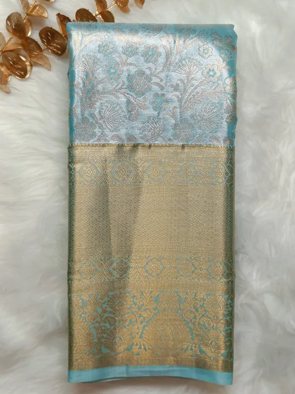 Sea_Blue_Semi_Kanchipuram_Silk_Saree,