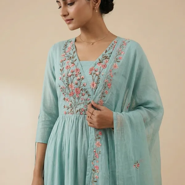 Aqua_Blue_Floral_Embroidered_Anarkali_Dress