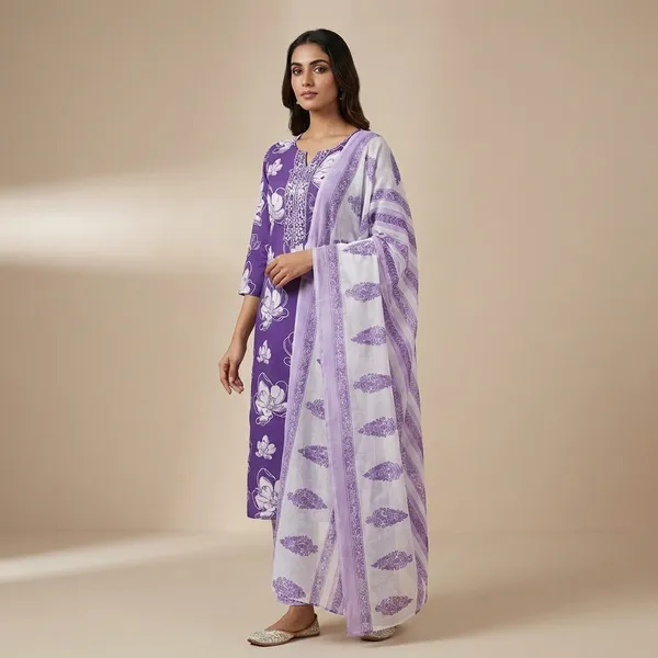 Purple_Floral_Printed_Ethnic_Salwar_Suit_Set_with_Dupatta