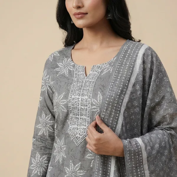 Grey_Block_Printed_Cotton_Suit_Set_with_Embroidered_Neckline