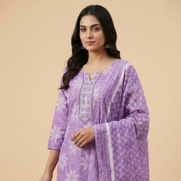 Purple_Chikankari_Embroidered_Cotton_Suit_Set_with_Dupatta