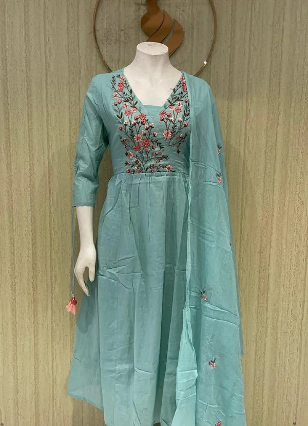 Aqua_Blue_Floral_Embroidered_Anarkali_Dress