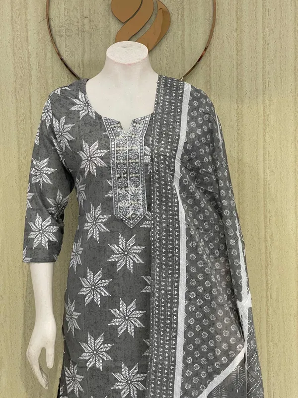 Grey_Block_Printed_Cotton_Suit_Set_with_Embroidered_Neckline
