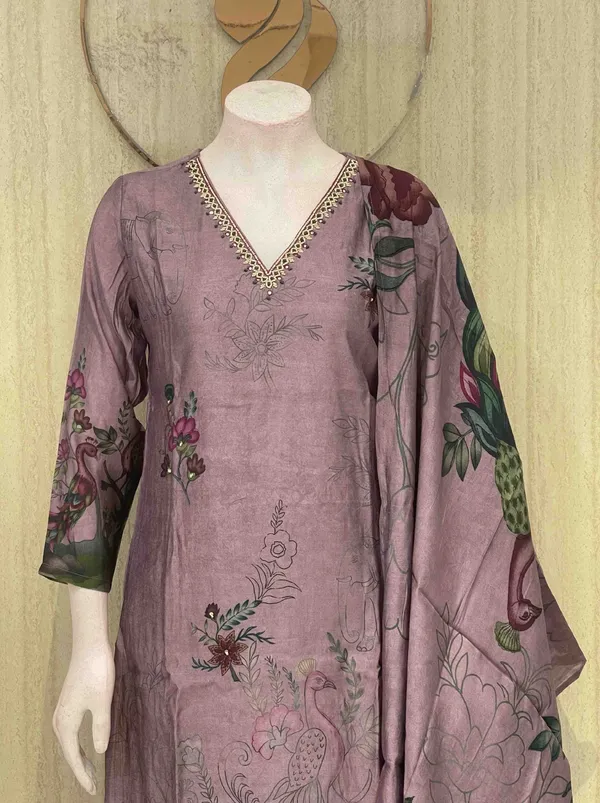 Mauve_Cotton_Premium_Kurta_Set_For_Women