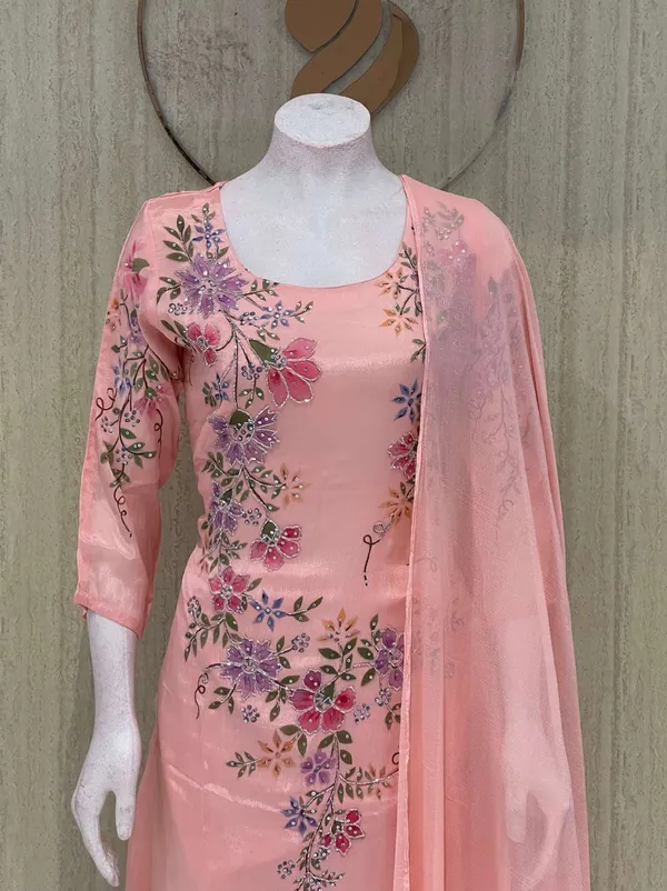 Pink_Cotton_Premium_Kurta_Set_For_Women