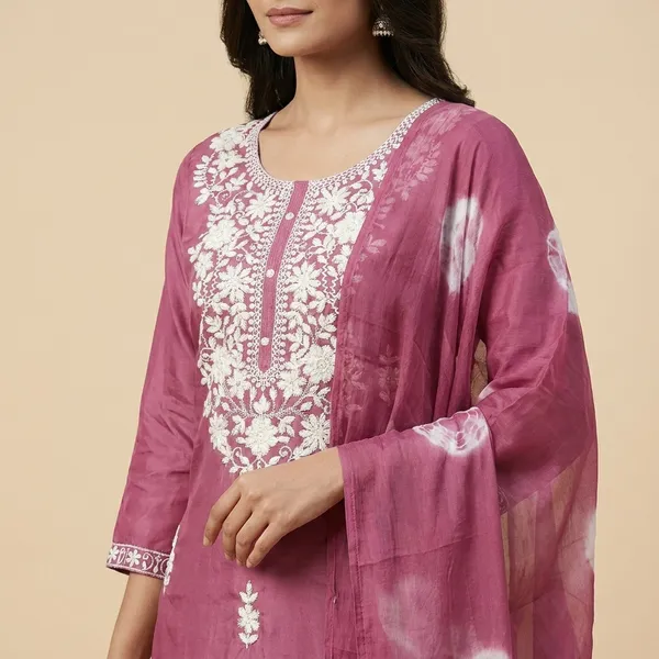 Purple_Cotton_Premium_Kurta_Set_For_Women