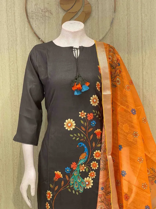 Peacock_Cotton_Premium_Kurta_Set_For_Women