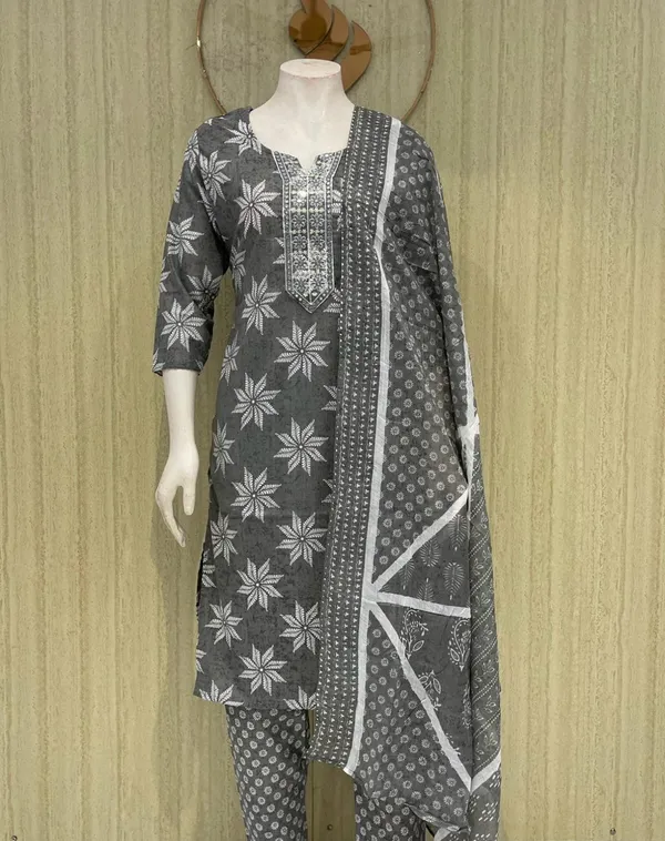 Grey_Block_Printed_Cotton_Suit_Set_with_Embroidered_Neckline