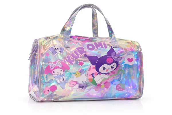Kuromi_Hologlow_Duffle_Bag