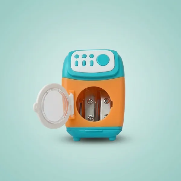 Orange_Plastic_Toy_Washing_Machine_Pencil_Sharpener_For_Kids__(Pack_Of_2)