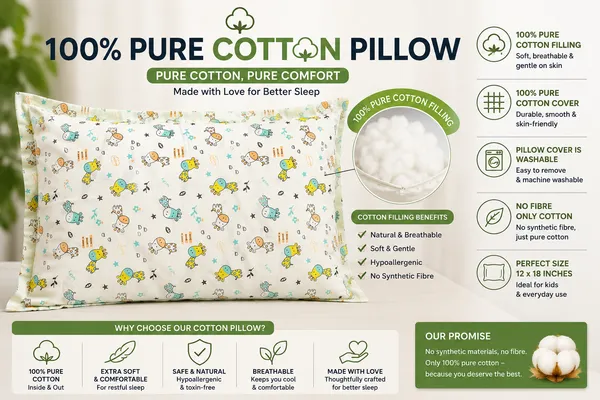 Prospera_Dream_Soft_3-inch_Kids_Cotton_Pillow