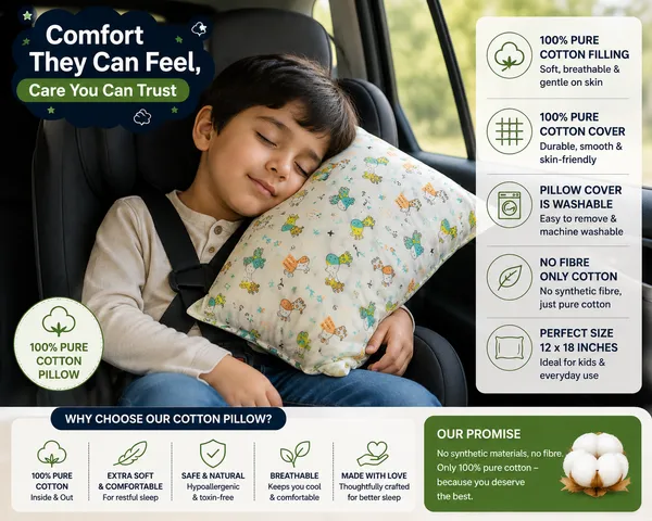 Prospera_Dream_Soft_3-inch_Kids_Cotton_Pillow