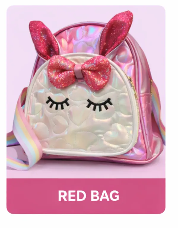 Red_Polyester_Cute_Iridescent_Bunny_Bag_For_Kids