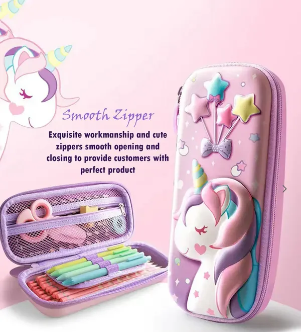 Unicorn_Print_3D_Pencil_Pouch_Bag
