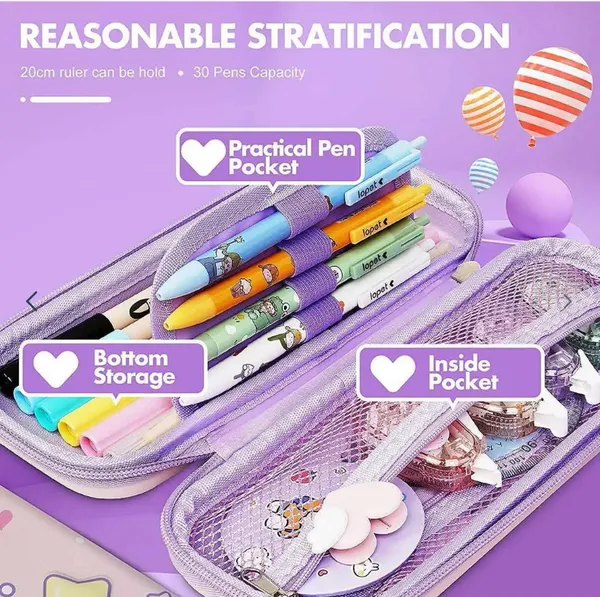 Unicorn_Print_3D_Pencil_Pouch_Bag