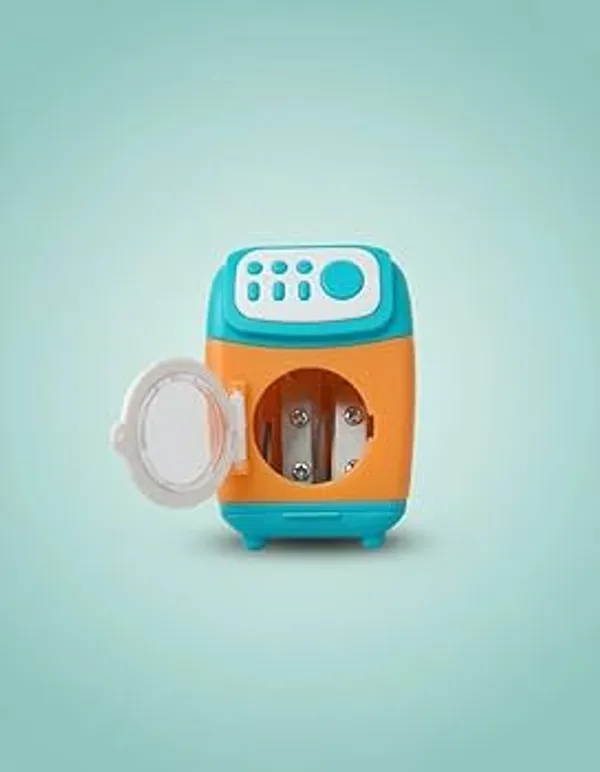 Orange_Plastic_Toy_Washing_Machine_Pencil_Sharpener_For_Kids__(Pack_Of_2)