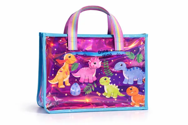 Blue_Rexin_Glamorous_Multipurpose_Bag_For_Kids