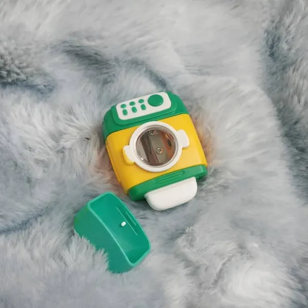 Yellow_Plastic_Toy_Washing_Machine_Pencil_Sharpener_For_Kids_(Pack_Of_2)