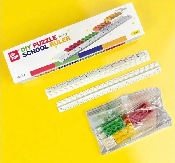 White_Plastic_Diy_Puzzle_School_Ruler_For_Kids__(Pack_Of_2)