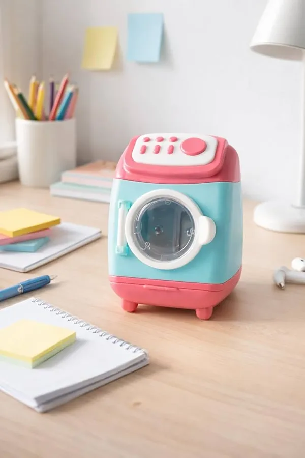 Blue_Plastic_Toy_Washing_Machine_Pencil_Sharpener_For_Kids__(Pack_Of_2)