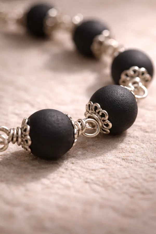 Karungali_Silver_Protection_Bracelet