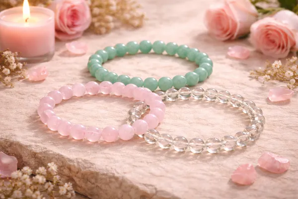 Antrya_Love_&_Harmony_Set:Rose_Quartz_Bracelet
Clear_Quartz_Bracelet
Green_Aventurine_Bracelet
