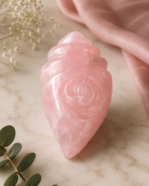 Stone_Carved_Spiral_Conch_Shell_Showpiece