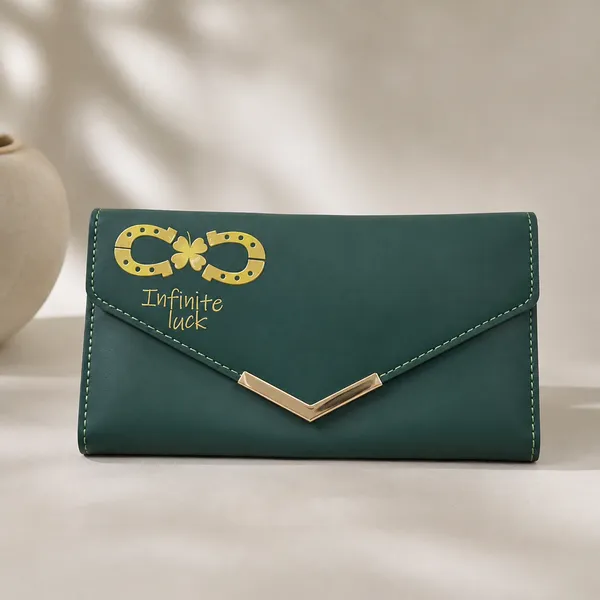 Green_Leather_Look_Envelope_Wallet_for_Women