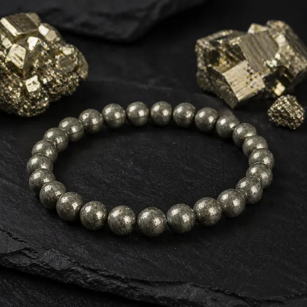 Black_Pyrite_Beaded_Bracelet_for_Men